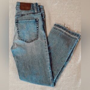 J.Crew light wash cropped straight leg jean